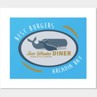 Two Whales Diner Shirt Posters and Art